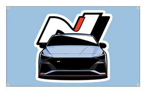 Hyundai I30N Banner striscione